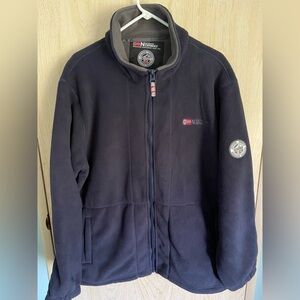 OUTDOOR NORWAY Navy fleece Full Zip Jacket Torleon Men’s 086 XXL